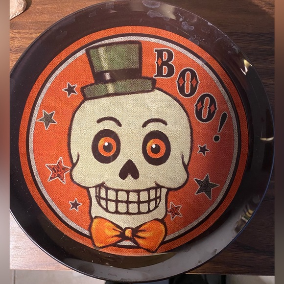 Set of 5 glass Halloween ๐ plates - Picture 3 of 5